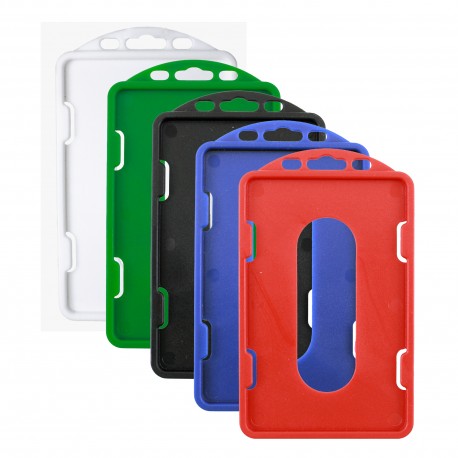 PORTA CARNET PLASTICO VERTICAL